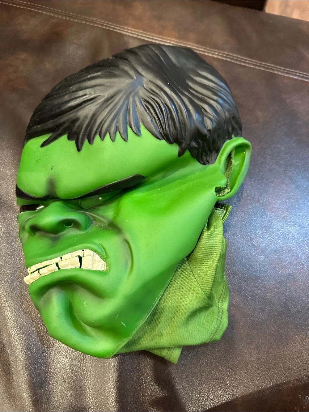 Green Hulk-Inspired Kids Costume Mask full head mask adult kid costume mask